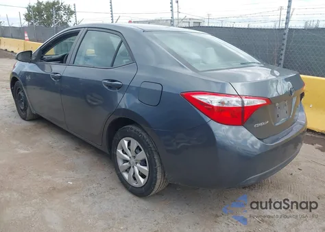 2015 Toyota Corolla Le из США, поврежденный, VIN 5YFBURHE0FP241234